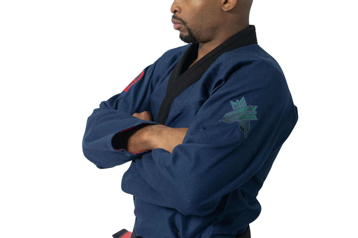 Roninbrand Shinsei Yūgure BJJ Gi in Navy, showcasing comfort and style for elite Brazilian Jiu Jitsu practitioners.