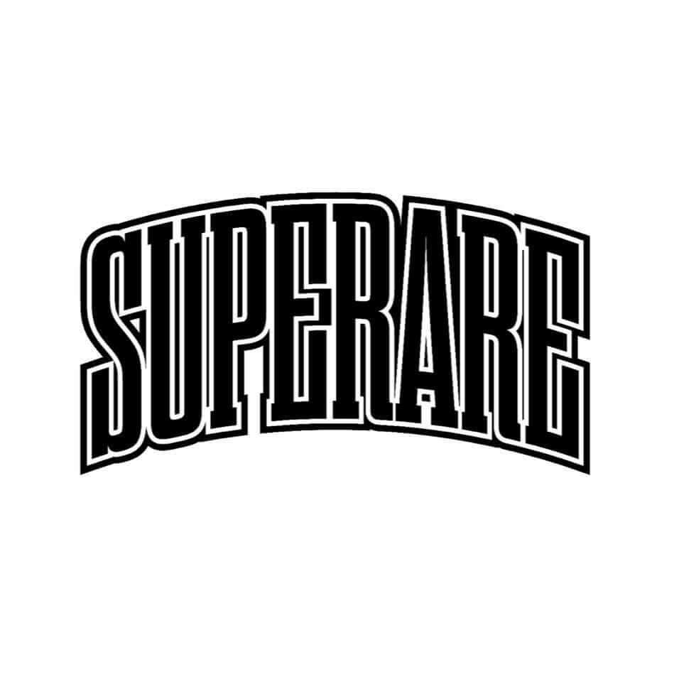 Logo of SUPERARE showcasing bold lettering, emphasizing the brand's strong identity in sports apparel.