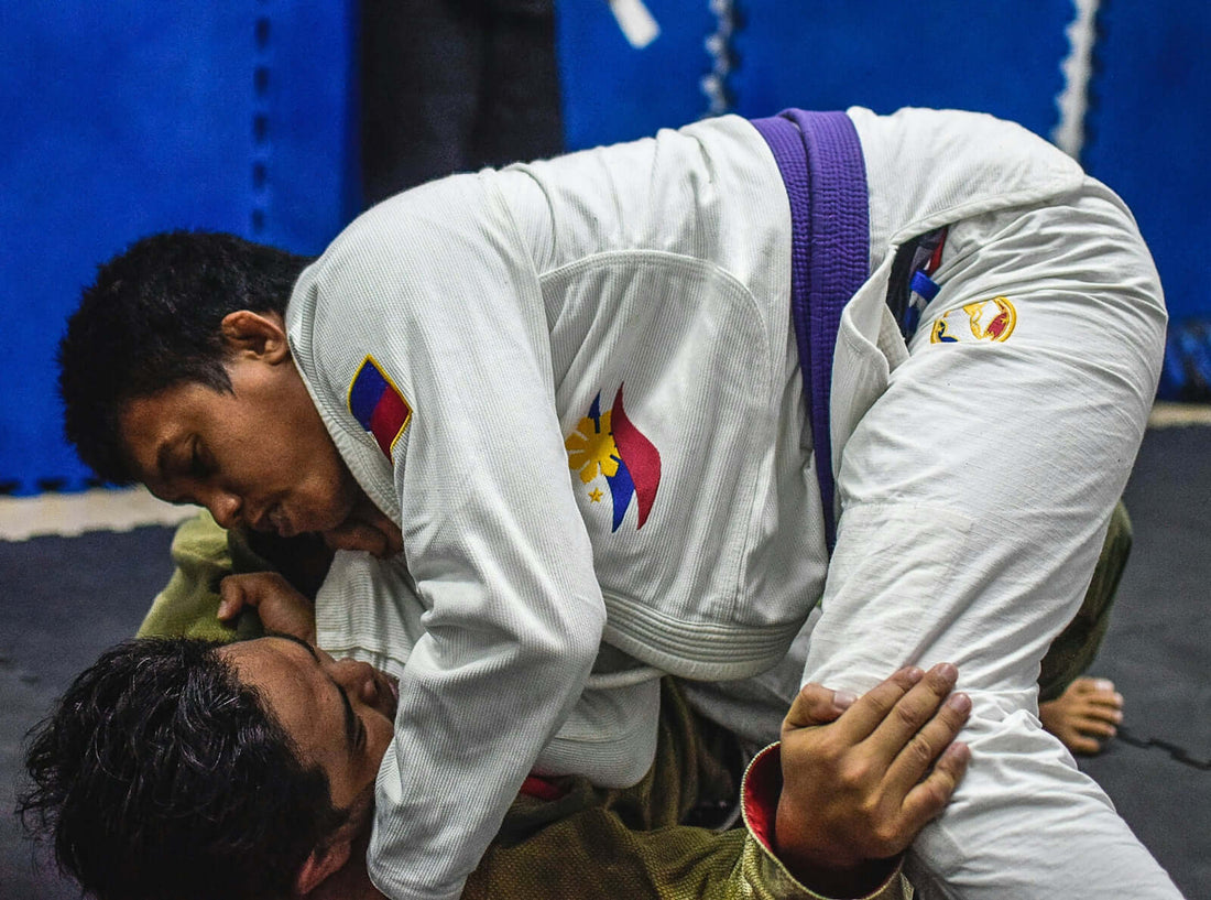 Fight-Invisible Mobility Enhancements in BJJ Gis during a grappling session.