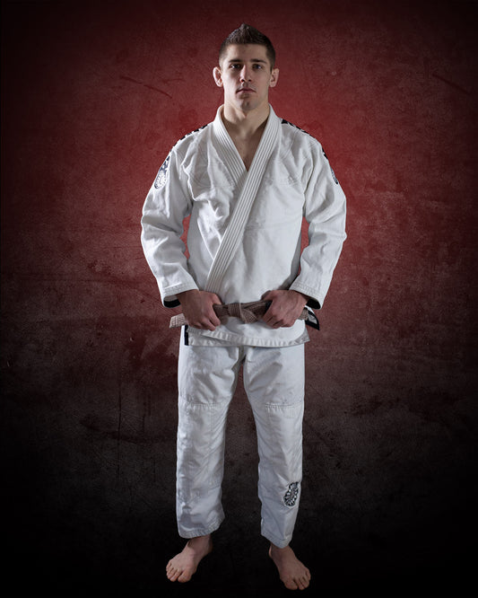 Roninbrand 47 BJJ Gi - White (Fallen Honor)