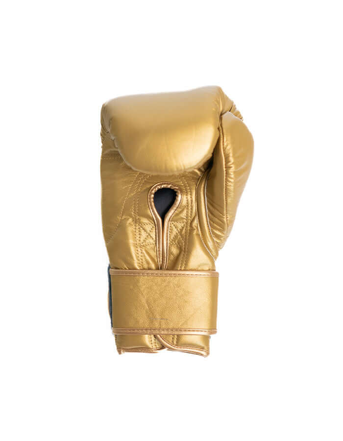 Superare S50 Boxing Gloves in gold color, premium Italian leather, designed for champions and serious fighters.